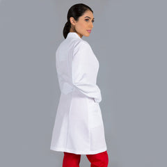 Bata MD 220 Tela Dacrón Solapa Redonda Dama