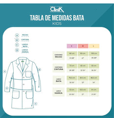 Bata Estudiante Kids MD 226 Gab. Light