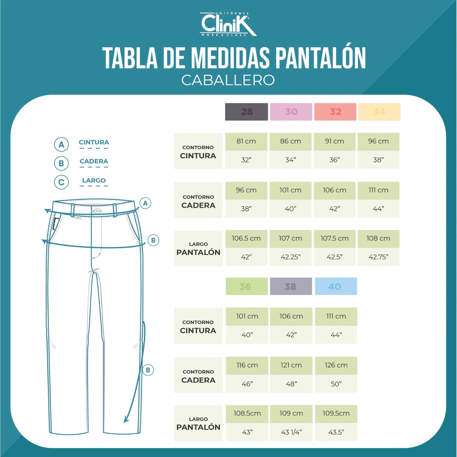PANTALÓN MD 107 JEANS CABALLERO GAB. LIGHT BLANCO