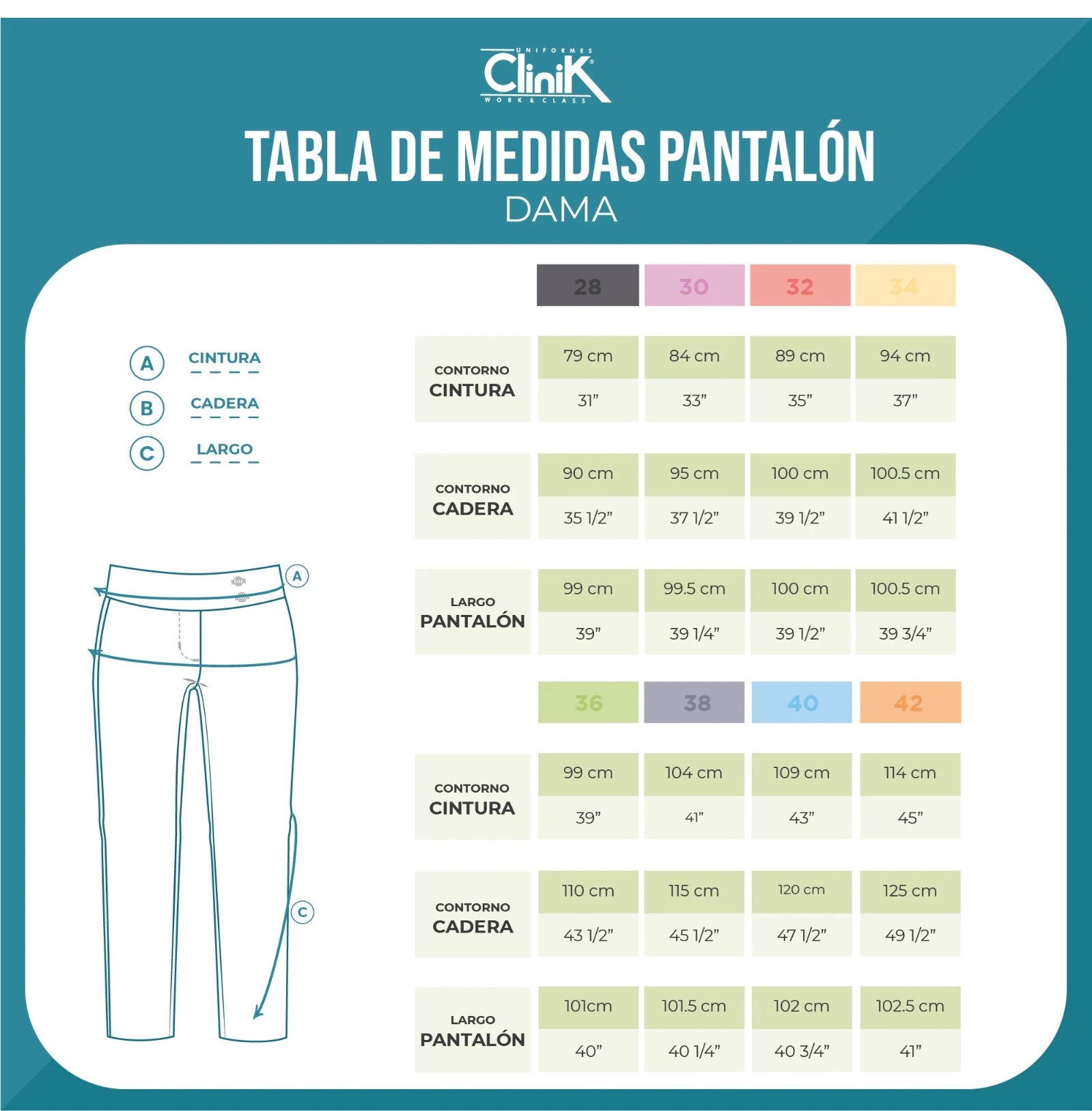 Pantalón md 154 Dama
