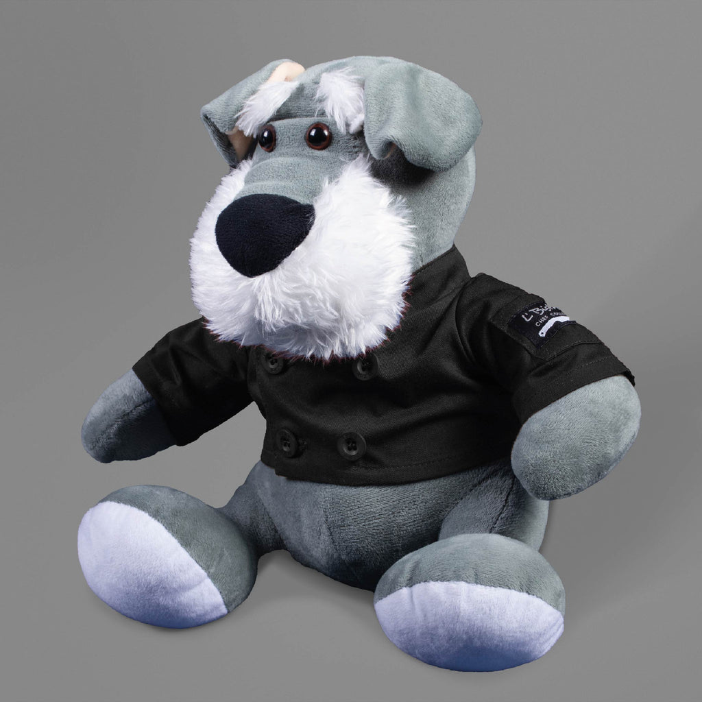 CHEF PERRITO SCHNAUZER GRIS