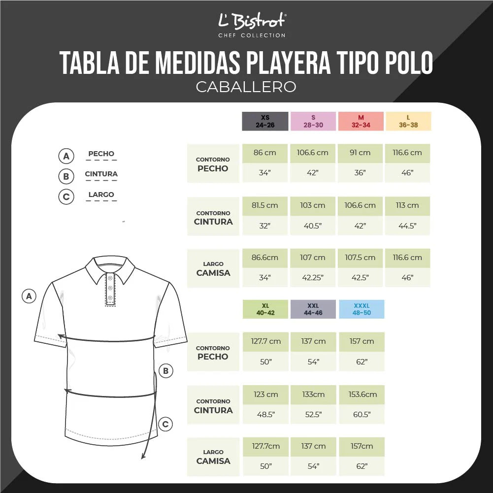 Playera Polo md 621 Caballero