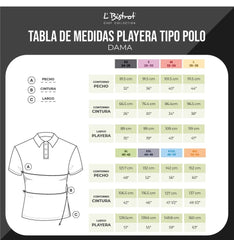 Playera Polo md 624 Dama