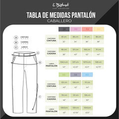 PANT MD 111 UNISEX SLIM FIT GAB. LIGHT PARA CHEF