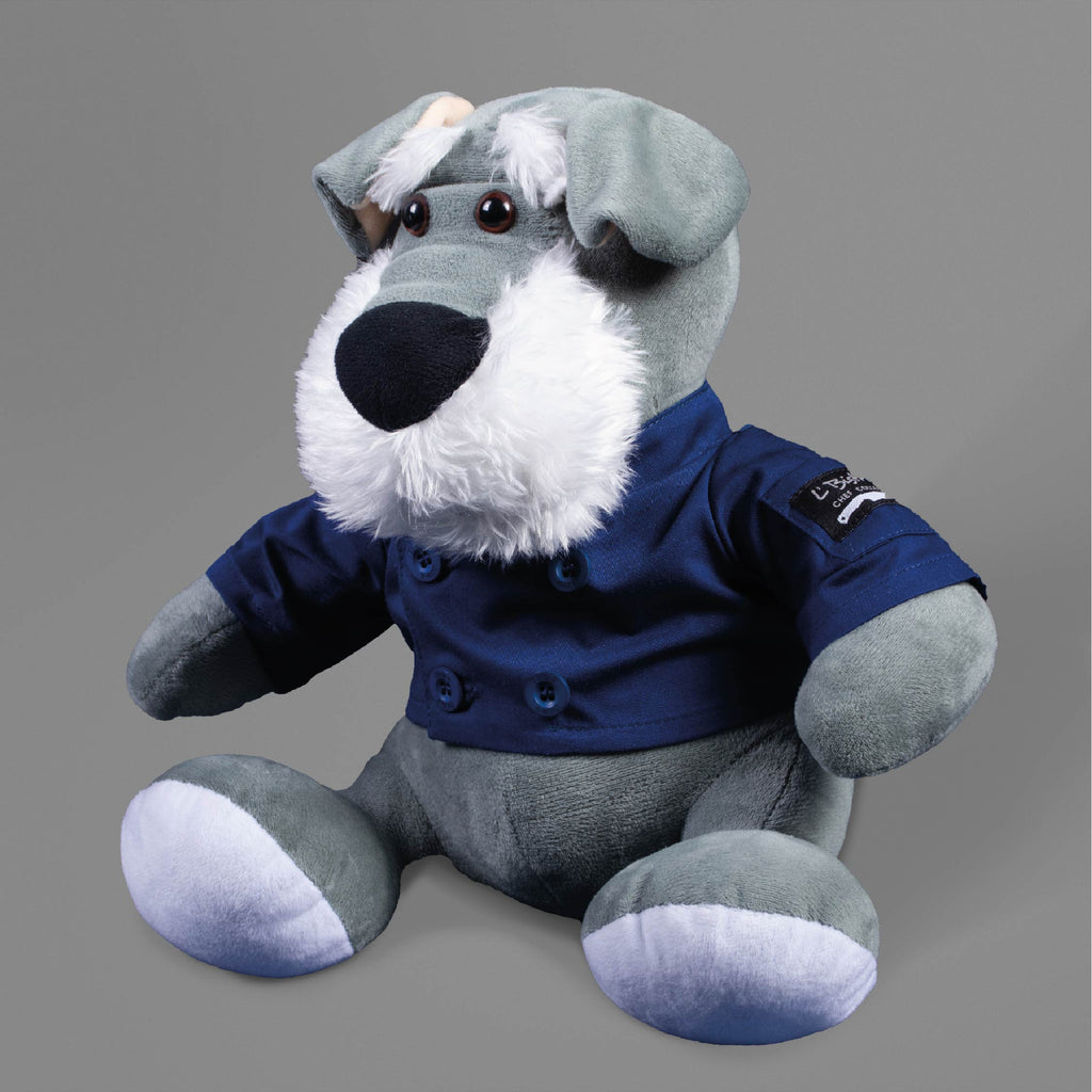 CHEF PERRITO SCHNAUZER GRIS