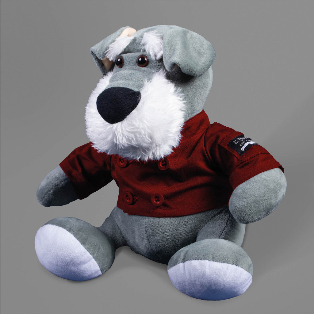 CHEF PERRITO SCHNAUZER GRIS