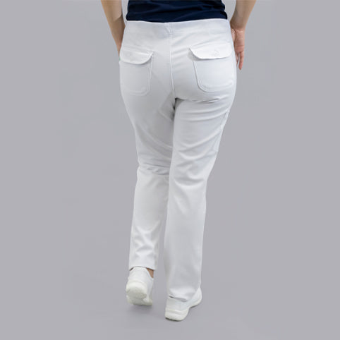 Pantalón MD 156 Gab. Verona Blanco