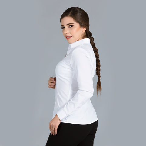 Blusa de Vestir M/Larga MD 842 Dama