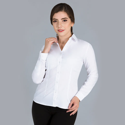 Blusa de Vestir M/Larga MD 842 Dama