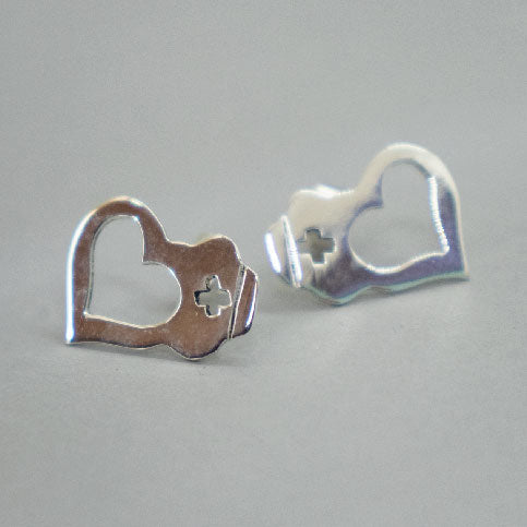 Aretes corazón