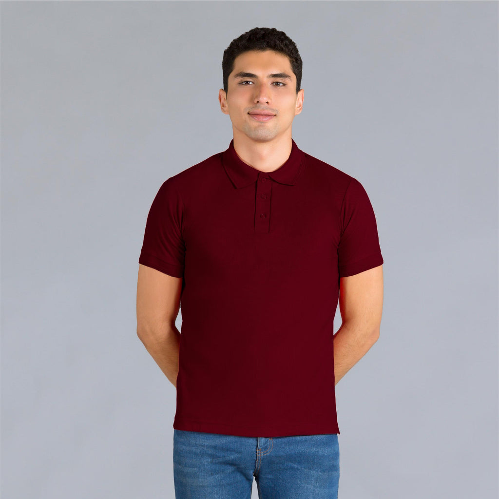 Playera polo con saco deals